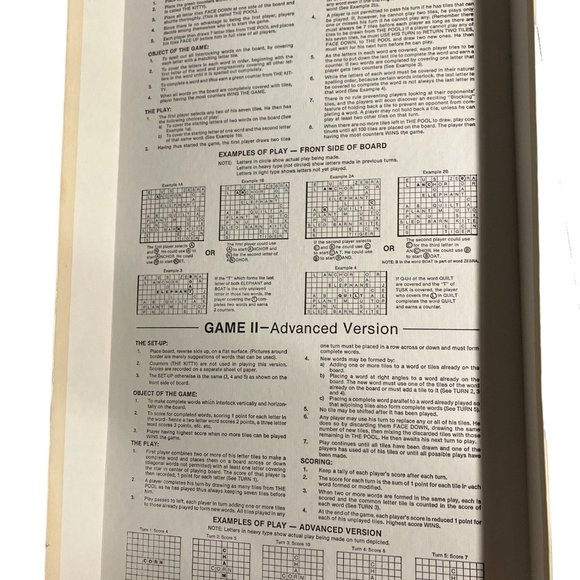 Scrabble for Juniors Crossword Board Game Selchow & Righter Edition 5 Vintage - Picture 5 of 15